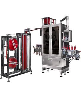 SRL-550 Twin Pack Bottles Sleeve Labeling Machine