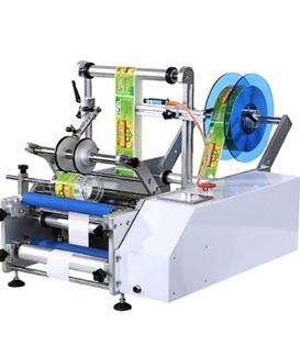 SRT-5 SMALL SEMI-AUTOMATIC ROUND BOTTLE LABELING MACHINE