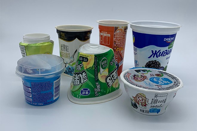 yogurt cup sleeve labeling machine