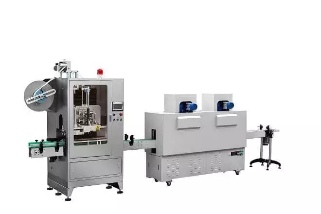 water bottle sleeve labeling machine