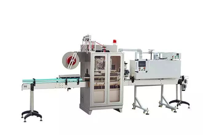 plastic cup sleeve labeling machine