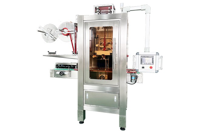 condiment bottles sleeve labeling machine