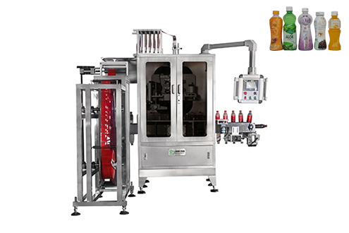 pharmaceutical bottle sleeve labeling machine